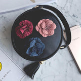 Shoulder bags high quality Fashion Handbag Stereo Flowers Small Tote Purse women shoulder bags crossbody bag 2018jul11