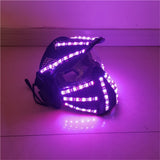 Magicool Laser RGB Halloween Led Mask Colors Glowing Facemask Party Colplay Light Up Purge Gloves Hat Masquerade Show Props
