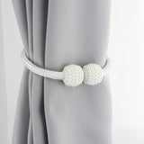 Magnetic Curtain Clip Pearl Ball Curtain Tiebacks Tie Rope Rods Accessoires Backs Holdbacks Buckle Clips Hook Holder Home Decor
