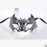 Male Female Phantom Gold Skull Venetian Metal Costume Masquerade Party Mask Laser Cut Halloween Prom Cosplay Wedding Ball Masks