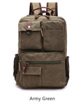 Man Canvas Backpack Travel Male Large Capacity Computer Rucksack Shoulder Bag Mochila Escolar