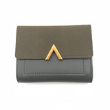 Matte Leather Small Women Walle Luxury Brand Famous Mini Womens Wallets And Purses Shor Female Coin Purse Credi Card Holder