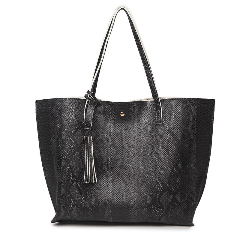 MeanCa Fashion New Female Handbag Snakeskin Cobra Skin Bags Single Shoulder for Shopping Party