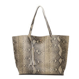 MeanCa Fashion New Female Handbag Snakeskin Cobra Skin Bags Single Shoulder for Shopping Party