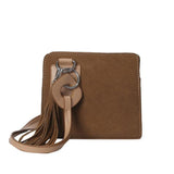 2018 high quality women suede shoulder bags tassel cross body bags for girls casual phone bags  ping XC75