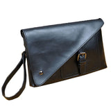 Men's Crazy horse PU Leather Clutch Bag Leisure Bag Business Fashion Bag File Package Portable Wri Bag