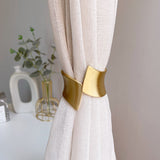 Metal Gauze Curtain Tiebacks Holder Simple Bracelet Napkin Ring Alloy Curtains Buckle Clip Window Tie Back Straps Accessory