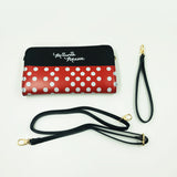 Mickey minnie shoulder bag walle purse card money handbag party bags phone musette bag anime new