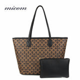 Bag Fashion Designer Women Handbag PU Leather Shoulder Bag Tote Ladies Letter Prin Luxury Handbags Women Composite Bag