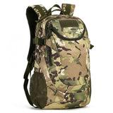 Military Nylon Men Rucksack 25L Laptop Knapsack Schoolbag Daypack Travel Water Bottle/Kettle Bag Mountaineering Backpack
