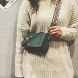 Mini Handbags New Female Quality Pu Leather Shoulder Bag Messenger Bag Designer Crossbody Bag For Women Ladies Purse Retro Green