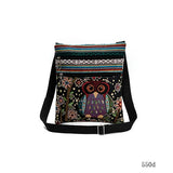Double Zipper Female Mini Flap Shoulder Handbags Cartoon Owl Printed Canvas Bags Women Small Shoulder Messenger Bags
