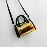 High Quality Fashion Crossbody Bag Female Laser Shoulder Bag For Women Transparen PVC Material Messenger Bag