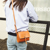 Korean Style Women Simple Mini Shoulder Bags Candy Color Female Small Crossbody Bag Portable Messenger Bag For Girls