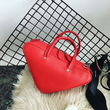 Solid Color Handbag Fashion PU Leather Messenger Bag High Quality Korean Style Crossbody Bag For Female