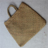 Summer Straw Weave Shopping Lady Shoulder Bag Minimali Bohemia Style Woman Beach Bag High Capacity Handbag Female