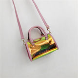 Transparen Laser Shoulder Bag For Women PVC Material Messenger Bag High Quality Fashion Crossbody Bag Female