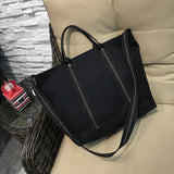 Shoulder Bag new high quality Canvas Girls Fashion Leisure Letter Tote Zipper Bucke shoulder bag women AP4