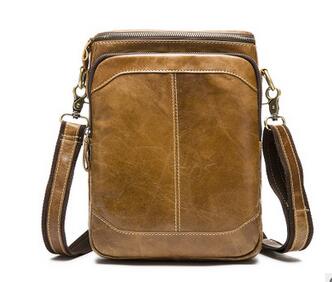 NEW 100% Genuine Leather Men bag Fashion men messenger bags Casual shoulder designer handbags men's bags crossbody man bag