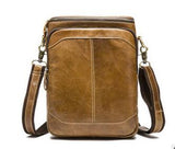 NEW 100% Genuine Leather Men bag Fashion men messenger bags Casual shoulder designer handbags men's bags crossbody man bag