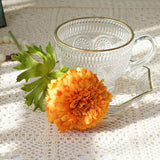 Hibiscus chrysanthemum branch silk artificial flowers marigold short branch flores artificiales living room decoration