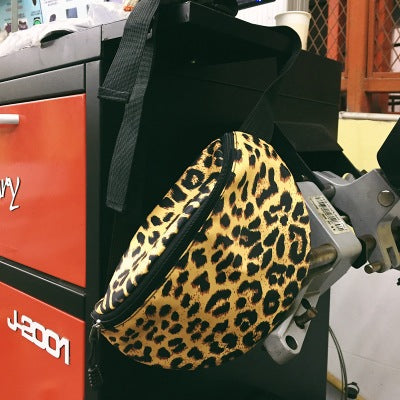 NEW Travel Shoulder bag wai bag women luxury brand Oxford cloth Leopard grain canvas handbag 2018 hig quality  ping