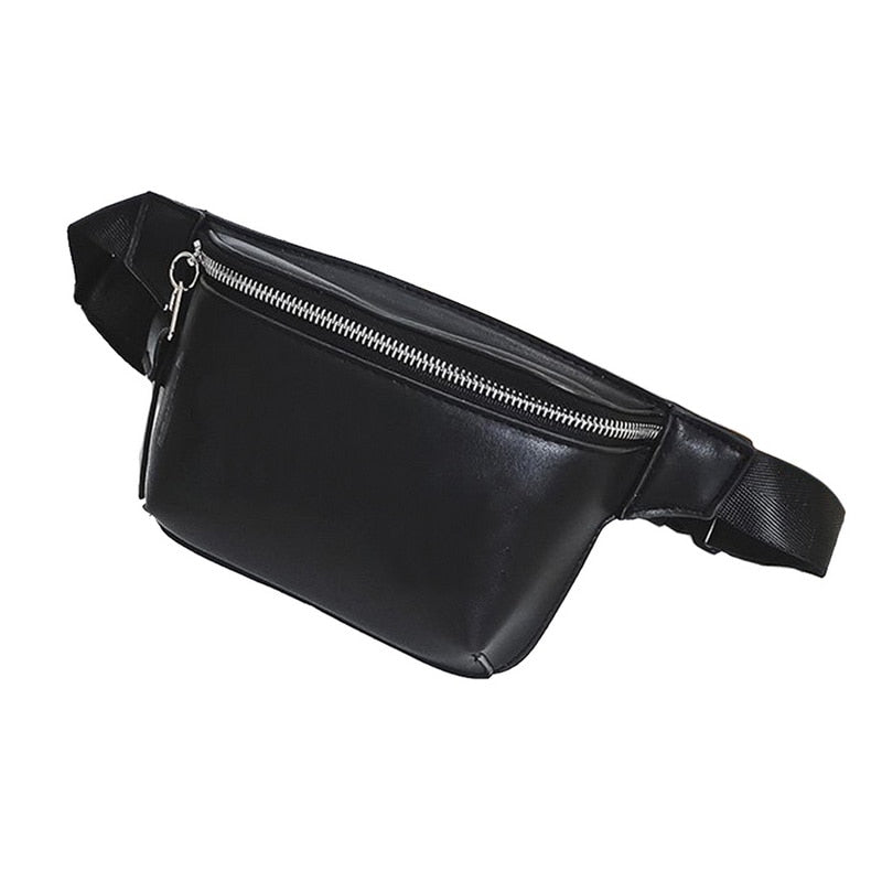Fanny Pack For Women Bel Bag Female Wai Bag Black Leather Wai Pack Crossbody Bags Women Money Bel Bum Bag pochete