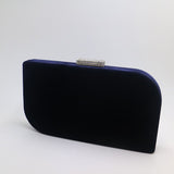 New Leaf Shape Hard Clutch Velve Evening Bags and Clutch Bags for Party Prom Evening Green/Purple/Navy blue/Red