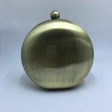 Round Ball Shape Metal Box Clutches and Evening Bags for Party Prom Bronze Silver Black Gold