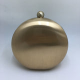 Round Ball Shape Metal Box Clutches and Evening Bags for Party Prom Bronze Silver Black Gold