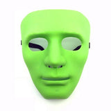 1PC 4Colors Cosplay Halloween Festival PVC White Mask Party Toys Unique Full Face Dance Costume Mask for Men Women for Gift