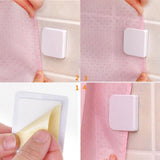 2 Pcs Shower Curtain Clips Anti Splash Spill Stop Water Leaking Guard Bathroom Prevent Spillage Bathroom Hook Accessories
