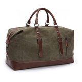 New Casual Canvas Leather Men Travel Bags Weekend Carry on Luggage Bags Men Duffel Bags Tote Duffel bag sac de voyage SW0027