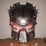 Design Masquerade Party Masks Red Led Luminous Ghosts Halloween Mask Led Glowing DJ Cosplay Dance Wear