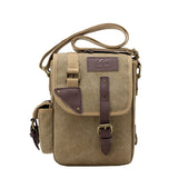 New European Style Men Canvas Single Shoulder Bags Multifunction Casual Crossbody Bag Solid Male Messenger Bags