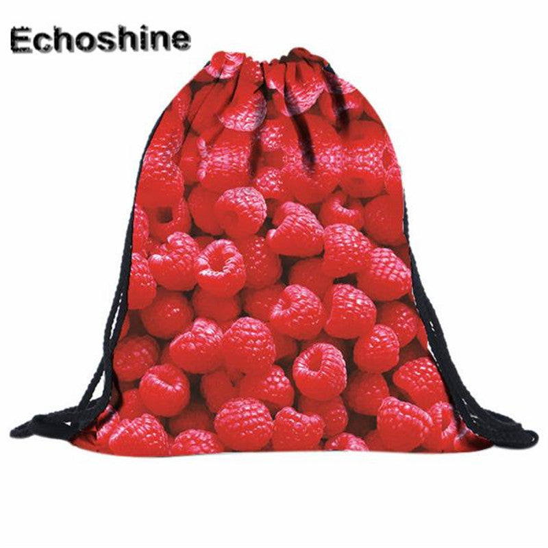 New Excellen Quality Emoji Backpacks 3D Printing Bags Drawstring Backpack Scho Bags for Girls Schoolbag Studen Book Bag B05