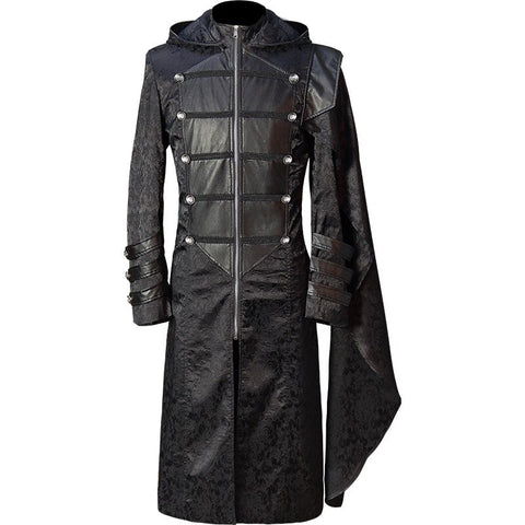 Halloween Carnival Gothic Coat For Men Medieval Cosplay Mens Party Tuxedo Punk Adult Clothing Middle Ages Costumes