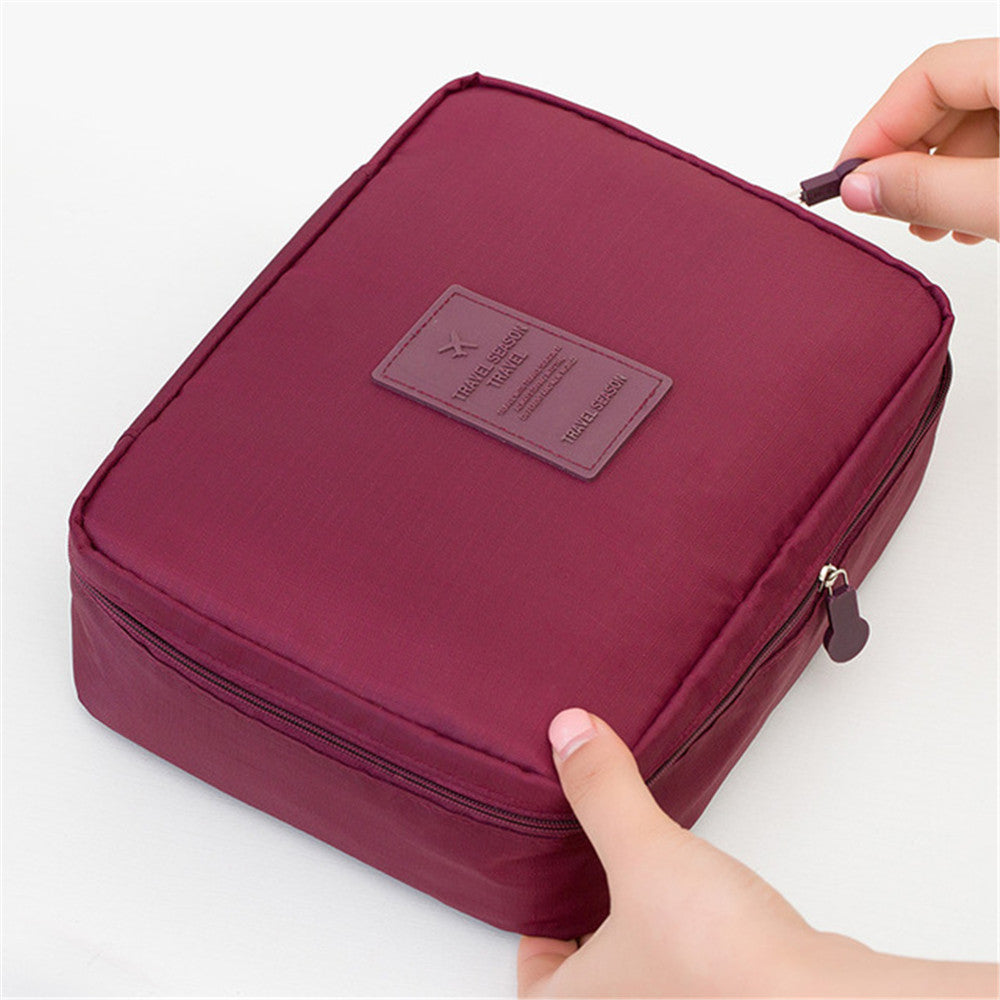 New Portable Toiletry Cosmetic Bag Waterproof Makeup Make Up Travel Ki Wash Organizer Zipper Storage Pouch Purse Brand Design