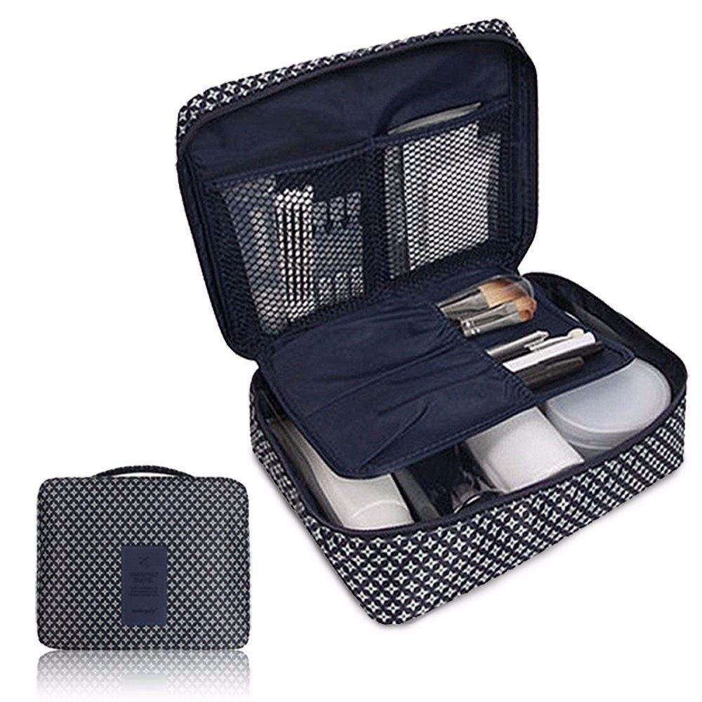 New Portable Travel Cosmetic Case Pockettrip Clear Cosmetic Makeup Bag Toiletry Travel Ki Organizer Makeup brush Storage Bags