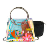 New Satchel Handbag Women Bag Clear Jelly Transparen PVC Bag Candy Color Tote Bag Designer Purse B Crossbody Bag