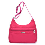 New Women Handbags Shoulder Bag Waterproof Nylon Ladies Messenger Bags Zipper Vintage Middle age Womens Crossbody Bag