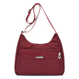 New Women Handbags Shoulder Bag Waterproof Nylon Ladies Messenger Bags Zipper Vintage Middle age Womens Crossbody Bag