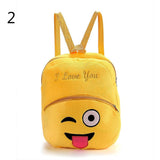 New arrival Expression plush toy doll kindergarten bag children LOVE show bag pack lovely expression 50