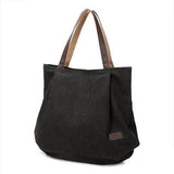 New simple big capacity design canvas women messenger bag fashion girls handbag shoulder bag