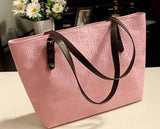 New winter fashion handbags High quality PU leather Retro minimali shoulder bag large capacity Female bag embossed