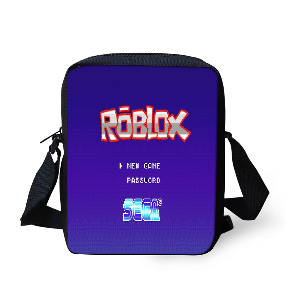 Roblox Games Printing Messenger Scho Interior Slo Pocke Figure Kids Casual Luxury brand Carrying Comfor Bag