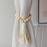 Nordic Bohemian Braided Curtain Strap Handwoven Tassel Tie Rope Strap Home Decorative Accessories
