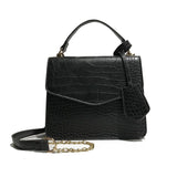 Women's Handbag Solid Color Vintage Alligator Pattern Stylish Bag Shoulder bags High Quality crossbody Chain bag