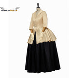 Outlander Claire Cosplay Costume Season 2 Claire 18th Century Scottish Dress Suit Medieval Noble Women Dress Gown Outfit