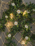 PARTY JOY 2M Artificial Flowers Plants Fake Eucalyptus Vine Garland Hanging for Wedding Home Office Party Garden Craft Art Decor